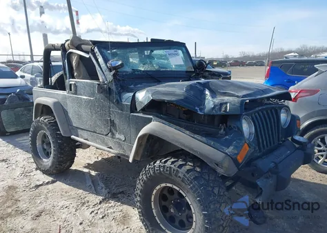 2005 Jeep Wrangler X z USA, uszkodzony, nr VIN 1J4FA39S65P326228